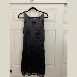 Vintage bebe Silk Dress sz 44